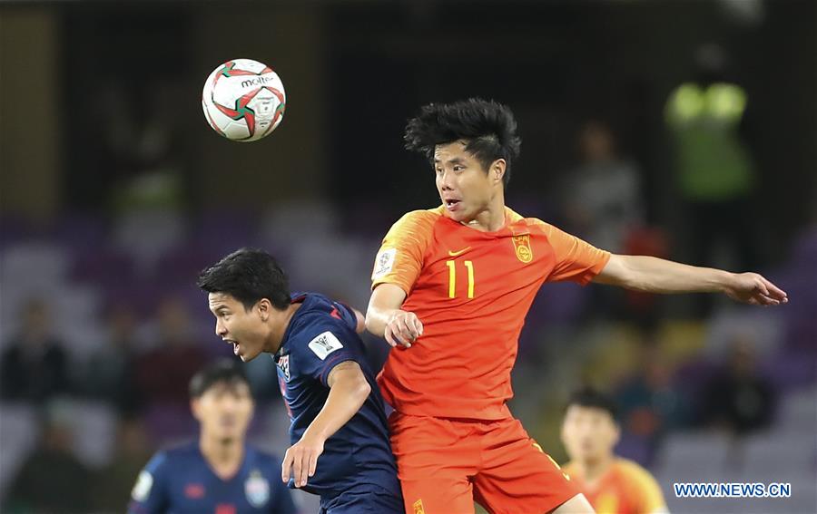 (SP)UAE-AL AIN-SOCCER-AFC ASIAN CUP 2019-CHN VS THA