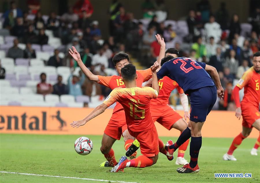 (SP)UAE-AL AIN-SOCCER-AFC ASIAN CUP 2019-CHN VS THA