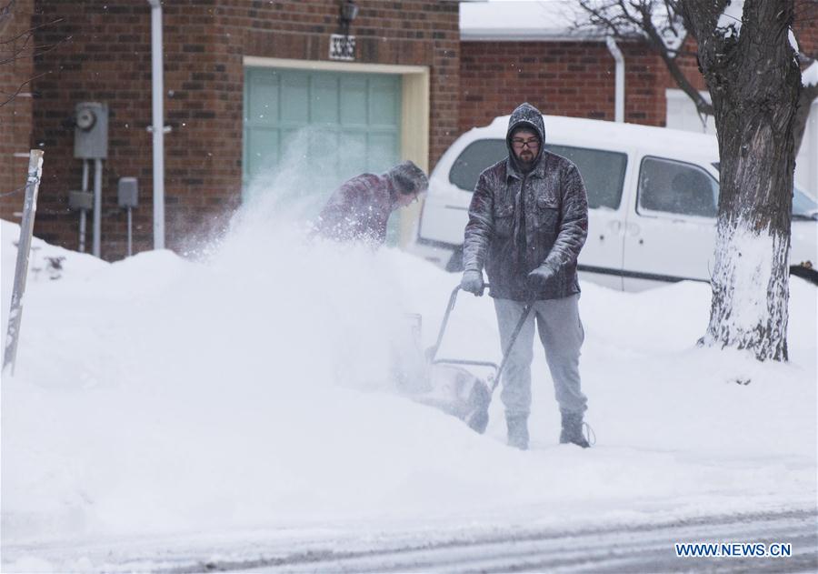 CANADA-TORONTO-SNOWFALL