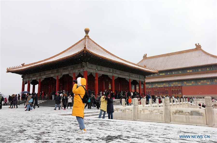 (InPalaceMuseum)CHINA-BEIJING-PALACE MUSEUM-SNOW (CN)