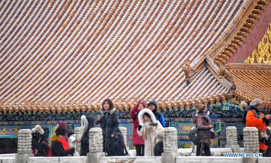 (InPalaceMuseum)CHINA-BEIJING-PALACE MUSEUM-SNOW (CN)