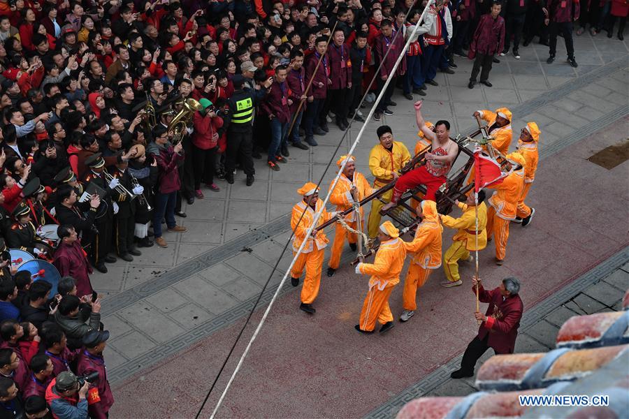 CHINA-FUJIAN-PUTIAN-KNIFE LADDER (CN)