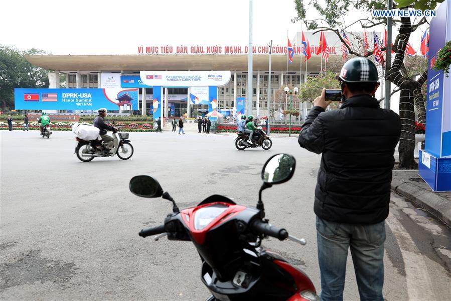 VIETNAM-HANOI-DPRK-U.S.-SUMMIT-INTERNATIONAL MEDIA CENTER