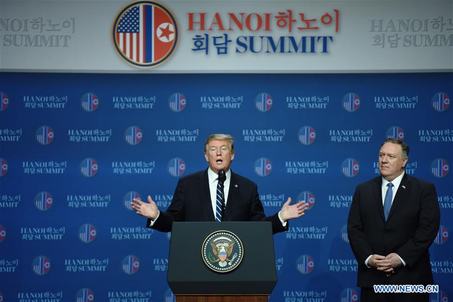 VIETNAM-HANOI-TRUMP-PRESS CONFERENCE