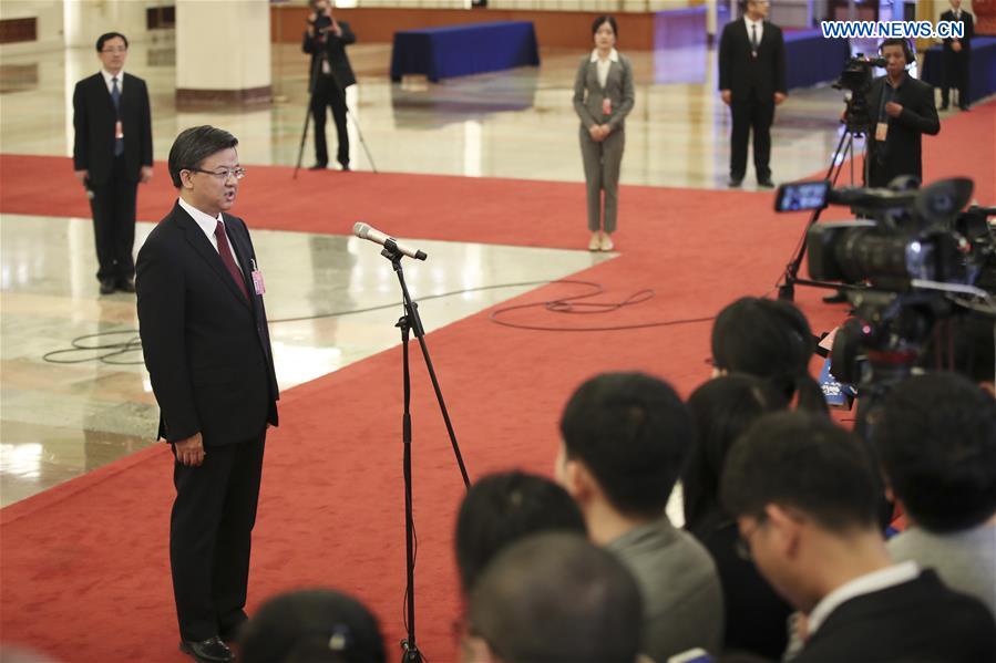 (TWO SESSIONS)CHINA-BEIJING-NPC-MINISTERS-INTERVIEW (CN)