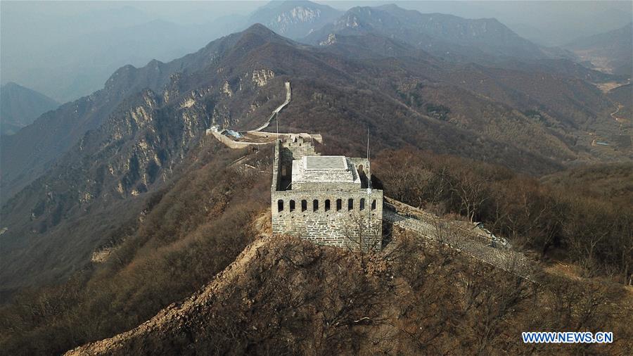 CHINA-BEIJING-GREAT WALL-JIUYANLOU-AERIAL VIEW (CN)