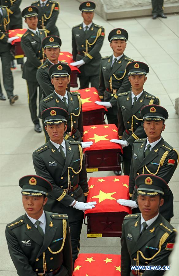 CHINA-SHENYANG-CPV SOLDIERS-REMAINS-BURIAL CEREMONY (CN)