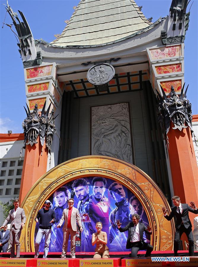 US-LOS ANGELES-HOLLYWOOD-FILM "AVENGERS:ENDGAME"