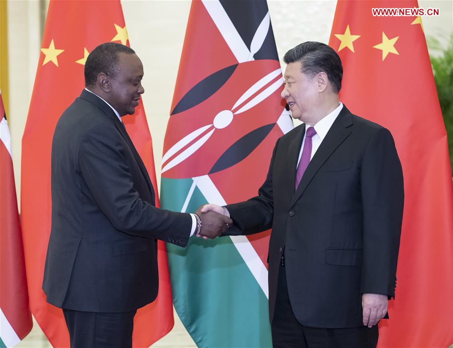 (BRF)CHINA-BEIJING-XI JINPING-KENYAN PRESIDENT-MEETING (CN)