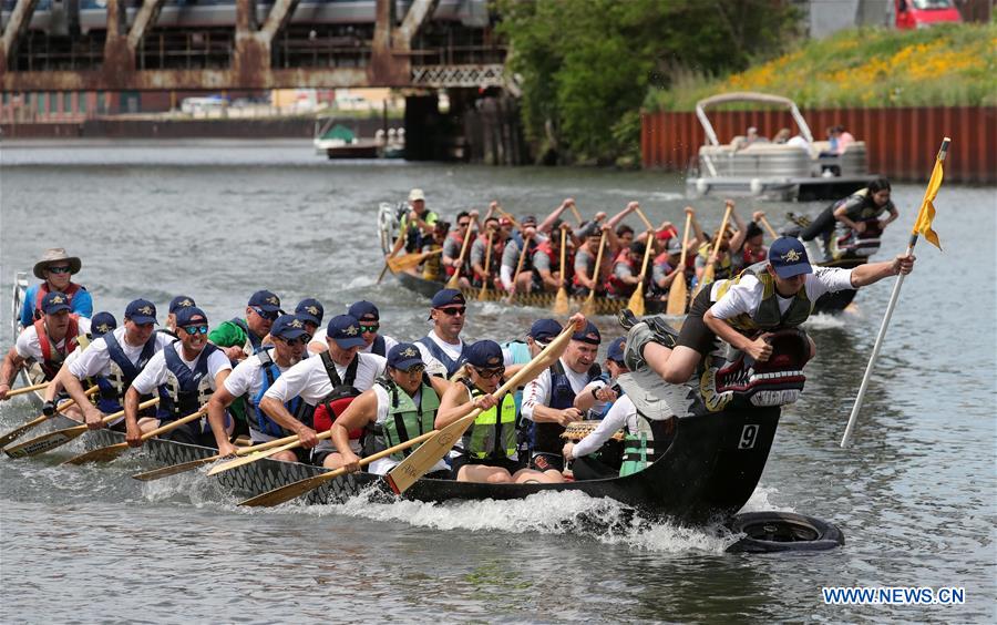 U.S.-CHICAGO-DRAGON BOAT RACE   