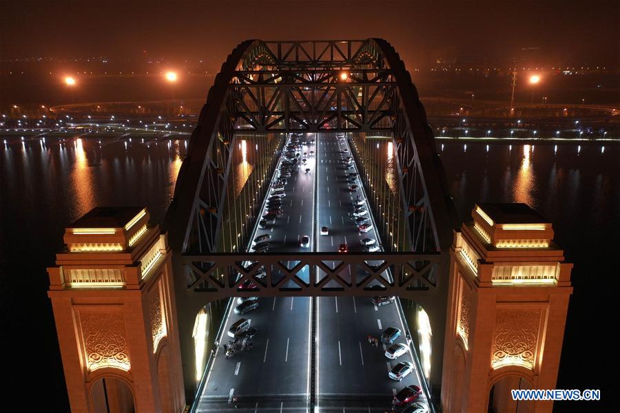 CHINA-SHANXI-TAIYUAN-BRIDGES-NIGHT VIEWS (CN)