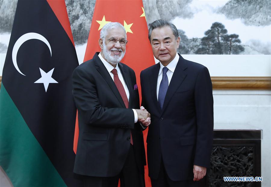 CHINA-BEIJING-WANGYI-LIBYA'S FM-MEETING (CN)