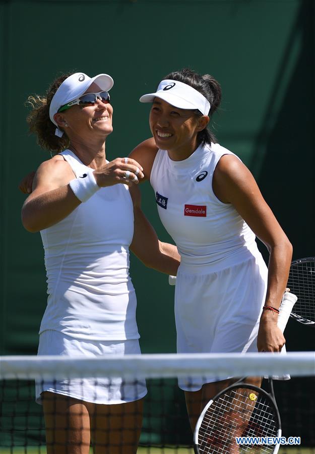 (SP)BRITAIN-LONDON-TENNIS-WIMBLEDON-WOMEN'S DOUBLES