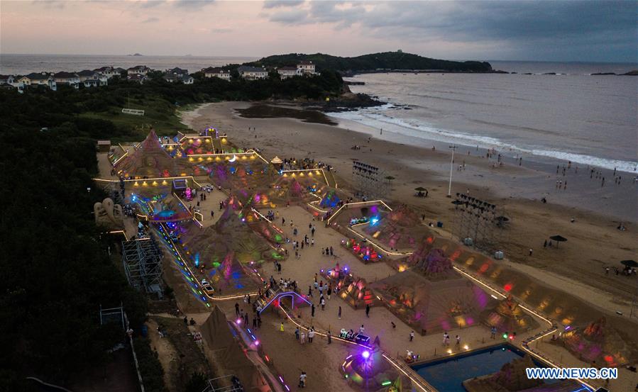 CHINA-ZHEJIANG-ZHOUSHAN-INT'L SAND SCULPTURE FESTIVAL (CN)