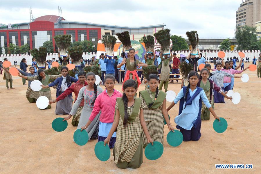 INDIA-BANGALORE-INDEPENDENCE DAY CELEBRATIONS-REHEARSAL