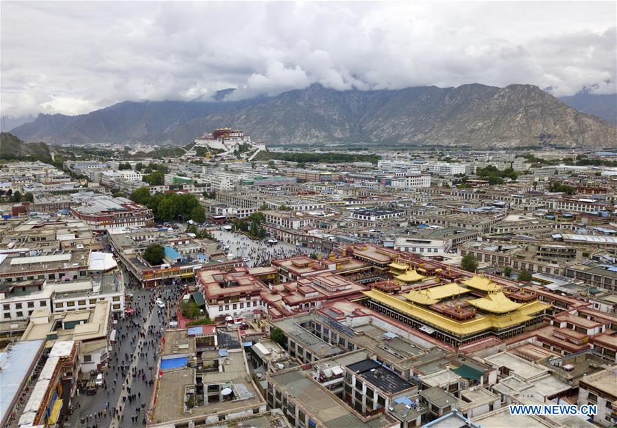 (InTibet)CHINA-TIBET-LHASA-AERIAL VIEW (CN)