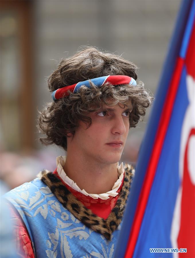 ITALY-SIENA-HORSE RACE-PALIO-PARADE