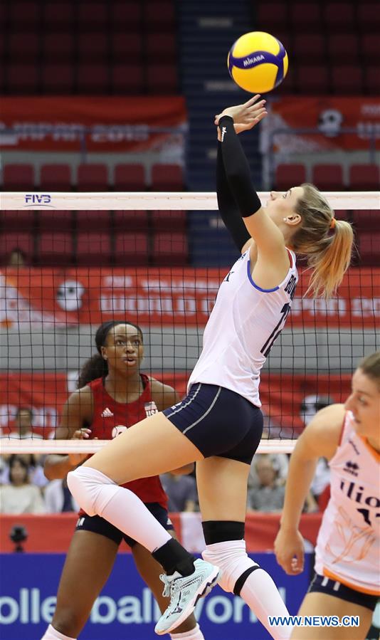 (SP)JAPAN-HAMAMATSU-VOLLEYBALL-WOMEN'S WORLD CUP-USA VS NETHERLANDS