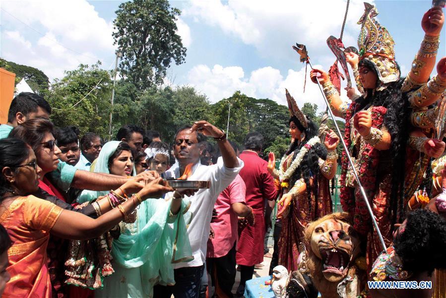 INDIA-BANGALORE-DURGA PUJA FESTIVAL