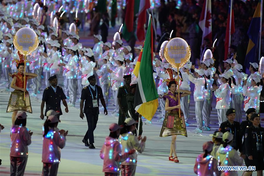 (SP)CHINA-WUHAN-7TH MILITARY WORLD GAMES-OPENING CEREMONY