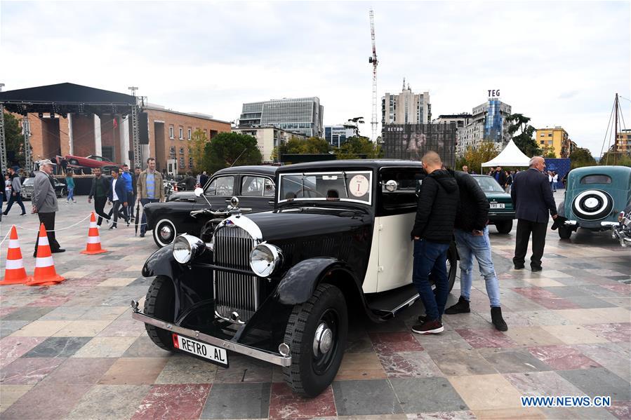 ALBANIA-TIRANA-CLASSIC VEHICLE SHOW