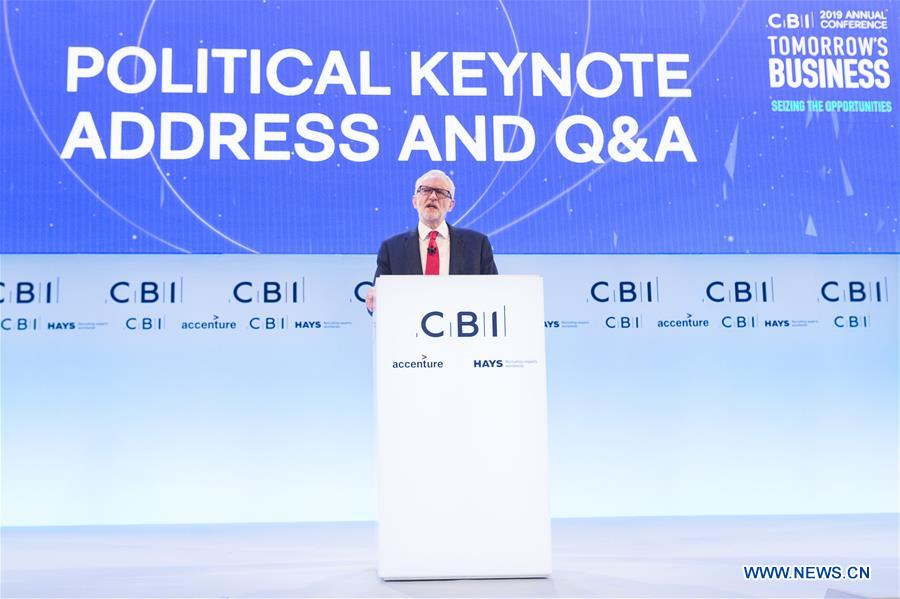 BRITAIN-LONDON-CBI ANNUAL CONFERENCE