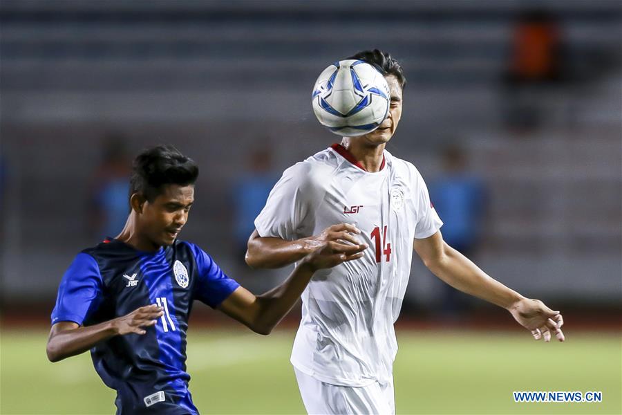 (SP)PHILIPPINES-MANILA-FOOTBALL-SEA GAMES PHI VS CAMBODIA