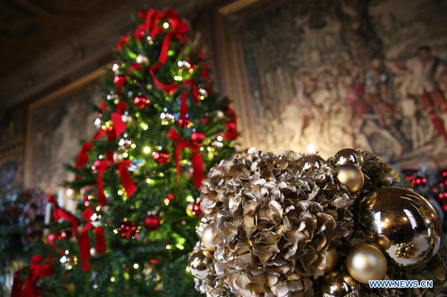 FRANCE-CHANTILLY CASTLE-FESTIVAL-DECORATIONS