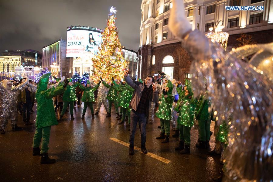 RUSSIA-MOSCOW-NEW YEAR-CELEBRATION