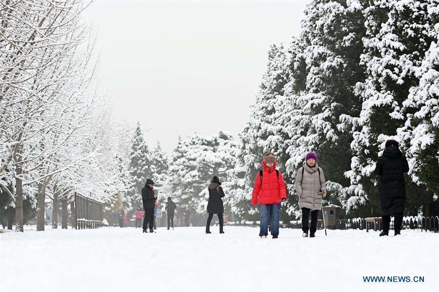 CHINA-BEIJING-SNOW SCENERY (CN)