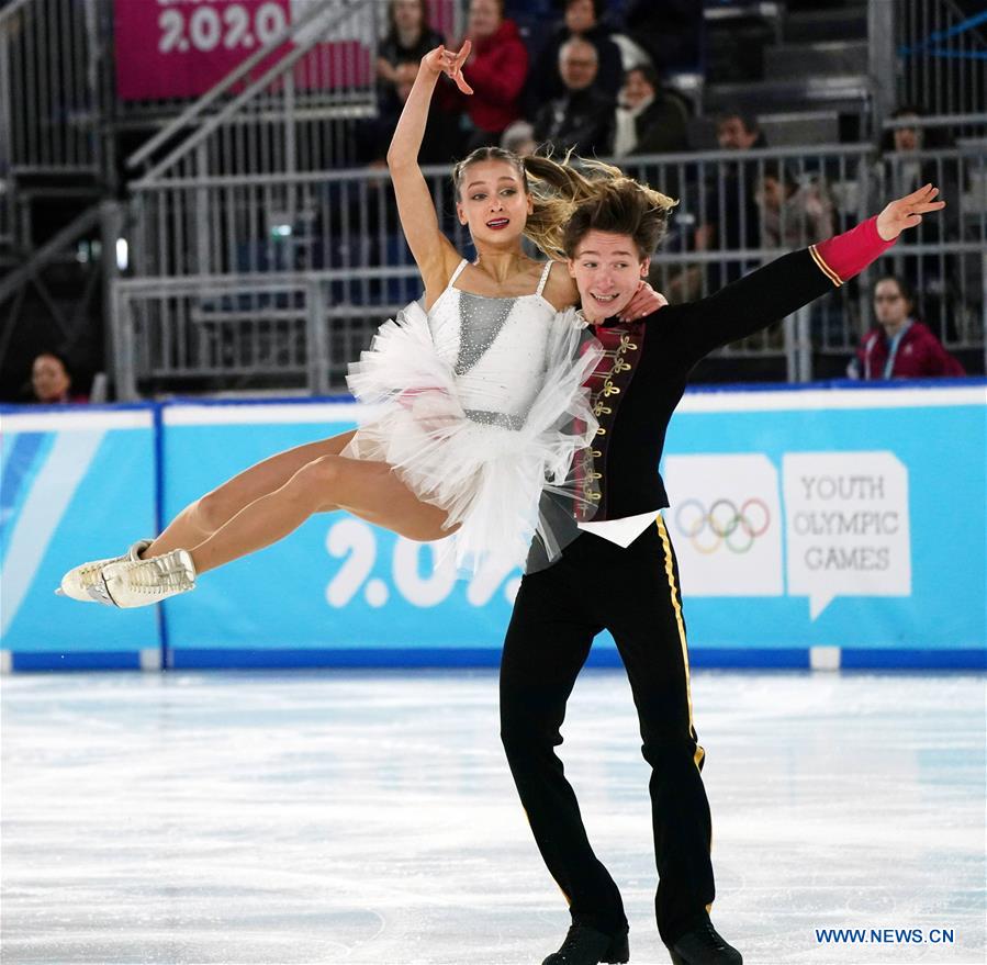 (SP)SWITZERLAND-LAUSANNE-WINTER YOG-FIGURE SKATING-ICE DANCE-FREE DANCE