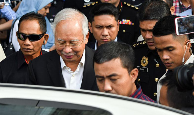 Former Malaysian PM Najib allowed to go home after 2nd round of questioning