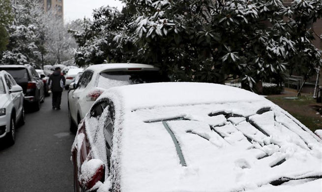 In pics: snowfall sweeps parts of China