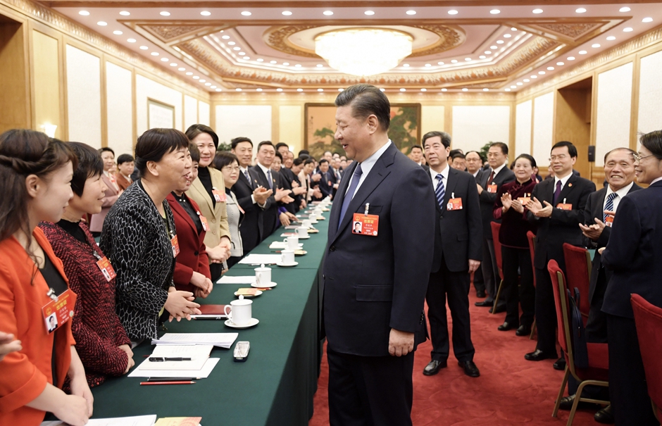 Infographic: Highlights of Xi's remarks when joining deliberation with NPC deputies (March 8)