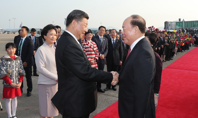 President Xi leaves for Beijing after attending return anniversary celebrations in Macao