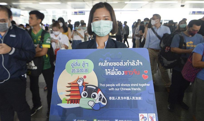 People express support for China's fight against NCP in Bangkok