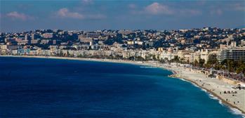 Scenery of Nice in France