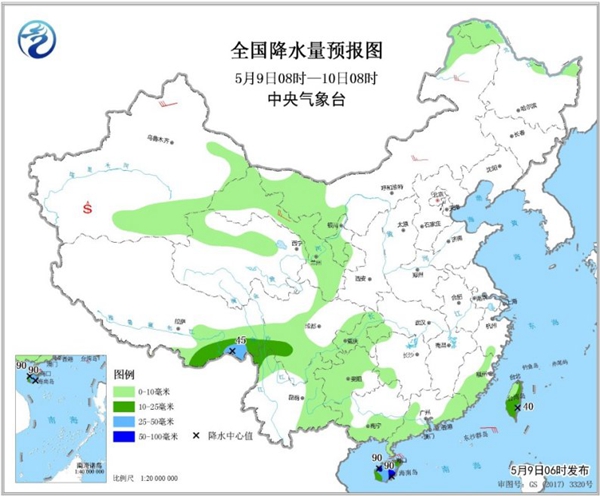 周末前全國(guó)降水縮減 東北華北等地氣溫再?zèng)_30℃