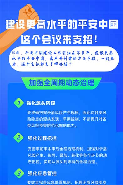 建設(shè)更高水平的平安中國 這個會議來支招！