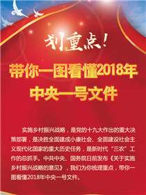 劃重點(diǎn)！帶你一圖看懂2018年中央一號(hào)文件