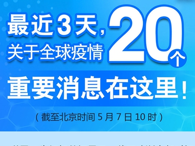 【圖解】最近3天，關(guān)于全球疫情20個(gè)重要消息在這里！